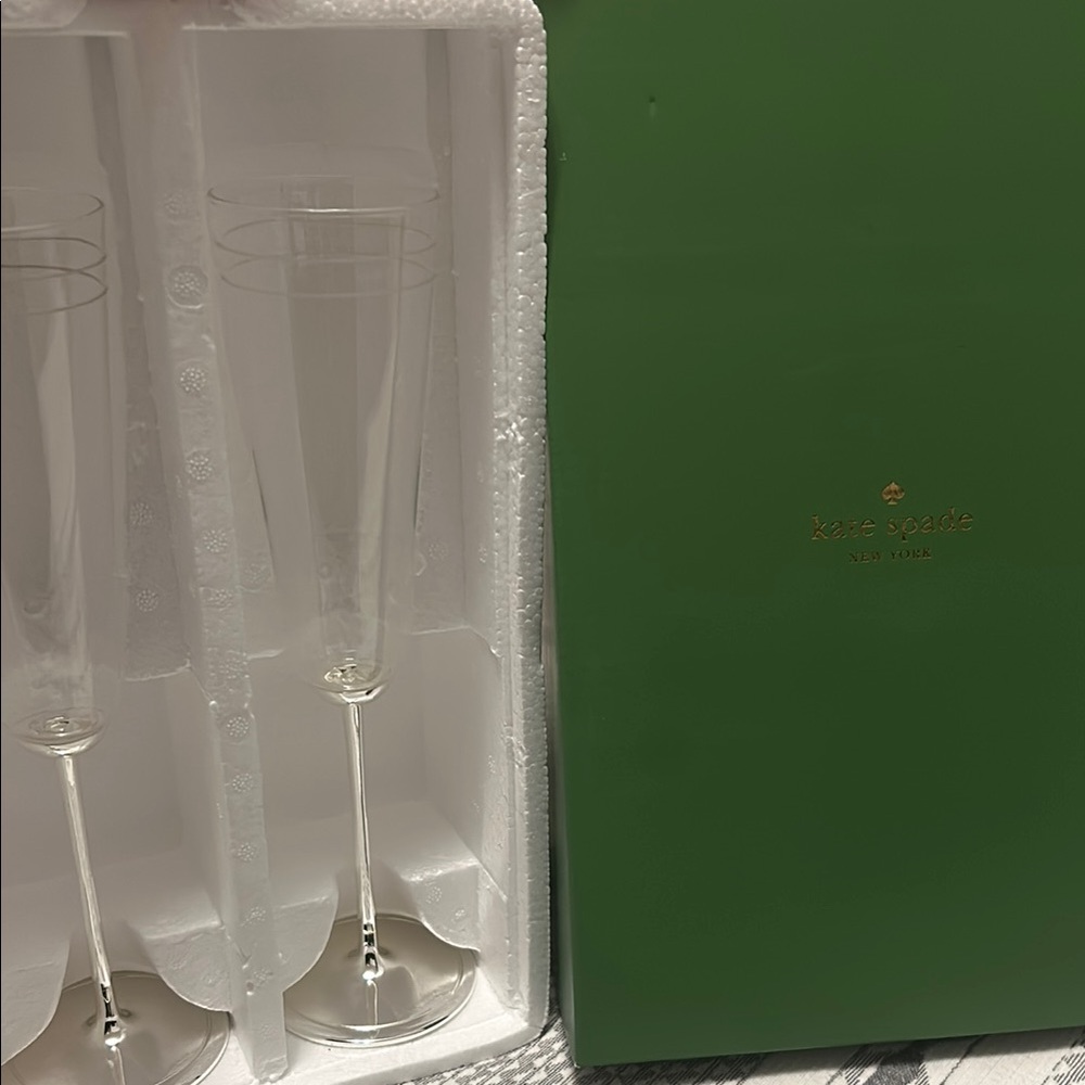 Kate Spade New York Champagne Flutes